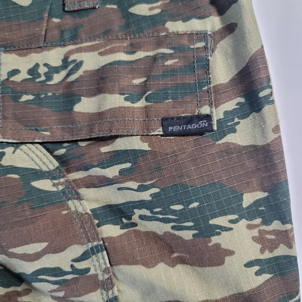 Pentagon ACU 2.0 Greek Lizard Camouflage Cargo Pants Men's Size W31 L30 Tactical